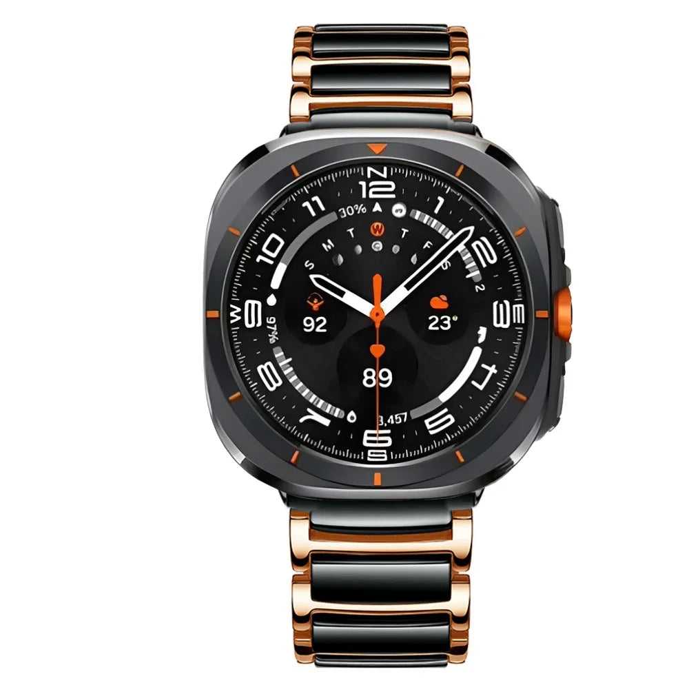 Luxury Ceramic Metal Strap for Samsung Galaxy Watch Ultra