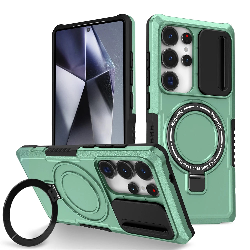 Samsung Galaxy S26 Series Rugged Hybrid Armor Magnetic Case
