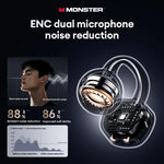 Monster MQT65 Bluetooth 6.0 Earclip Earphone