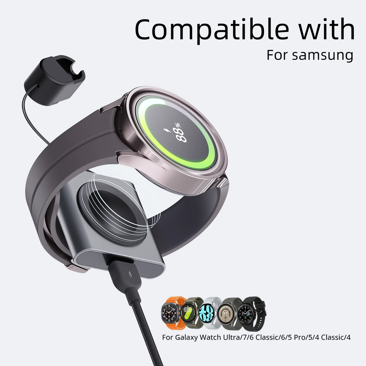 Bonola Portable Samsung Watch Wireless Charging Dock
