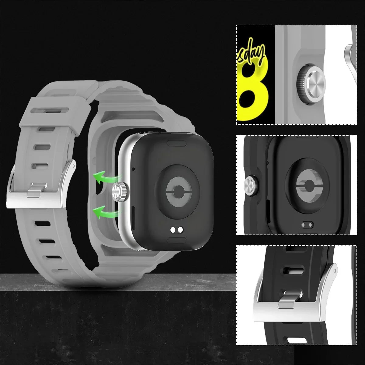 Silicone Case and Strap for Redmi Watch 4