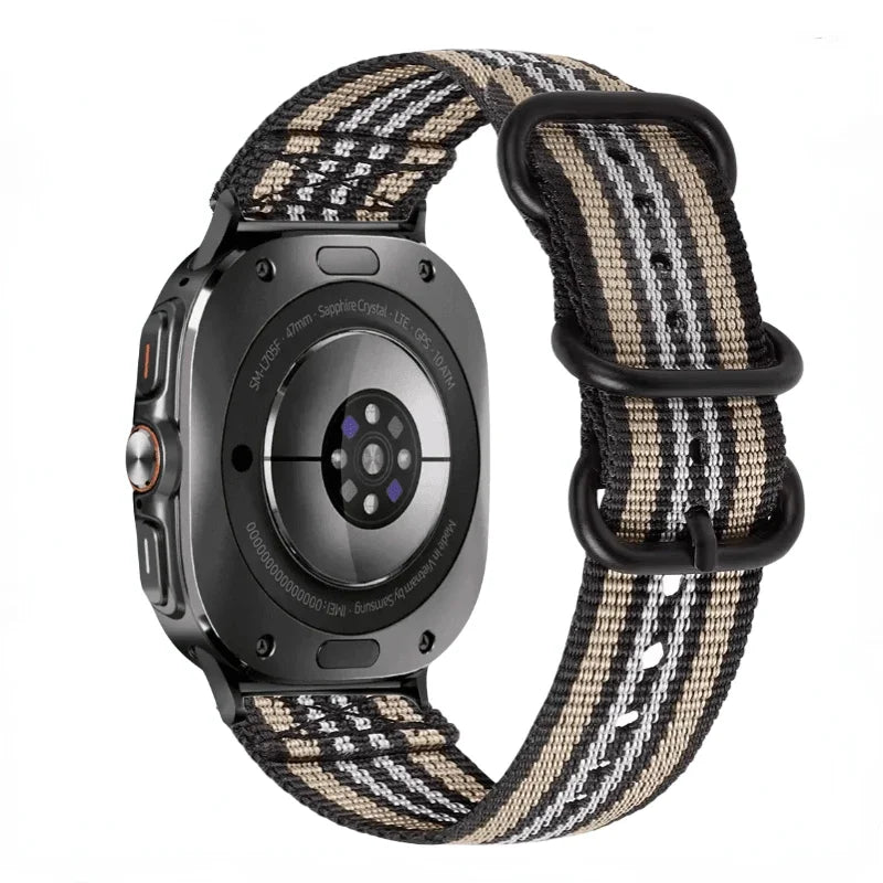 Durable Military Nylon Strap for Samsung Galaxy Watch Ultra