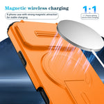 MagSafe-Compatible Shockproof Case with Built-In Kickstand and Camera Shield for iPhone 17 Series