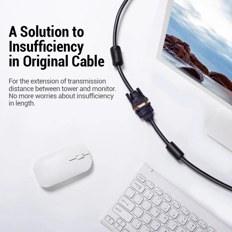 Vention Gold-Plated VGA Extension Cable