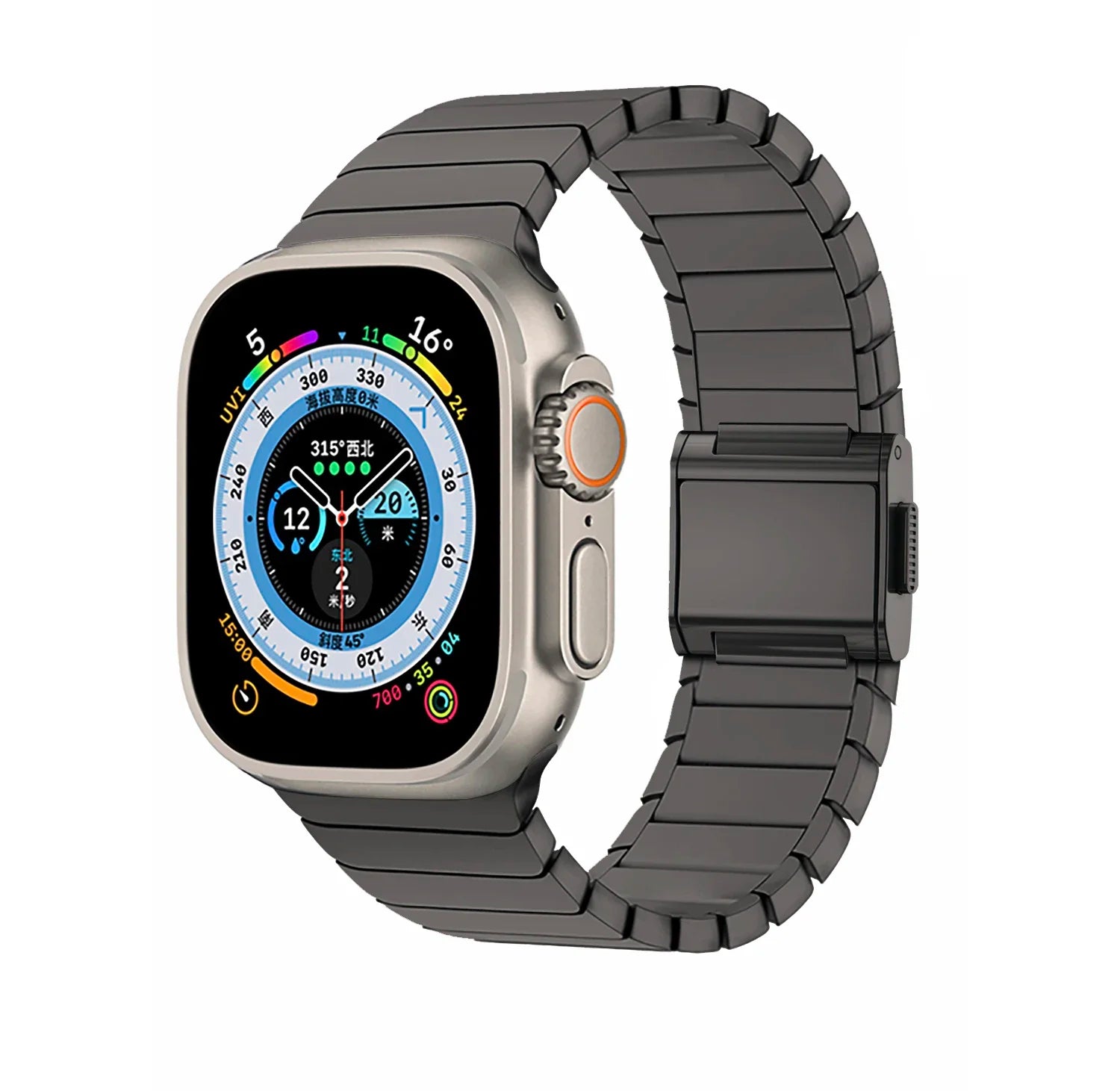 Apple Watch Titanium Strap with Magnetic Clasp