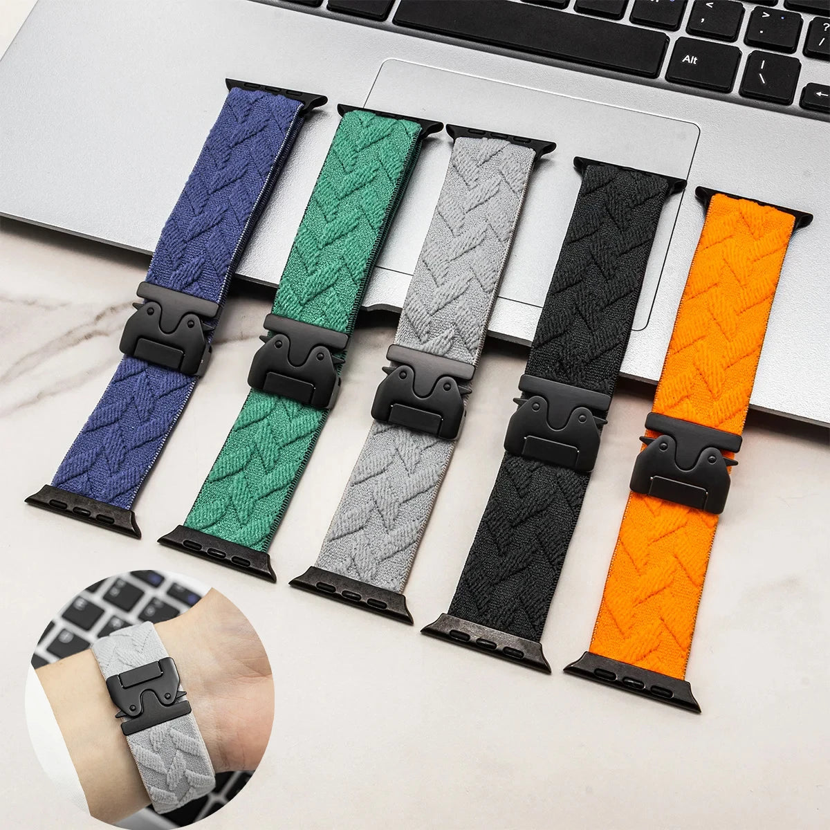 Elastic Nylon Loop Band for Apple Watch
