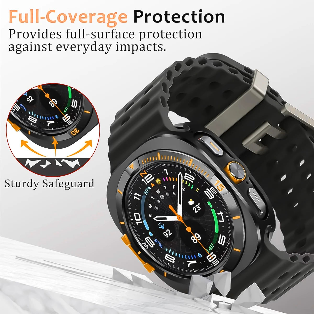 Premium Metal Alloy Case for Samsung Galaxy Watch Ultra
