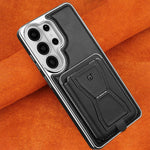 Shockproof Magnetic Leather Case with Removable Card Holder for Samsung Galaxy S26 Series