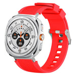 Stripe Textured Silicone Wristband for Samsung Galaxy Watch Ultra and Samsung Galaxy Watch Ultra (2025)