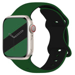 Two-Tone Silicone Strap for Apple Watch