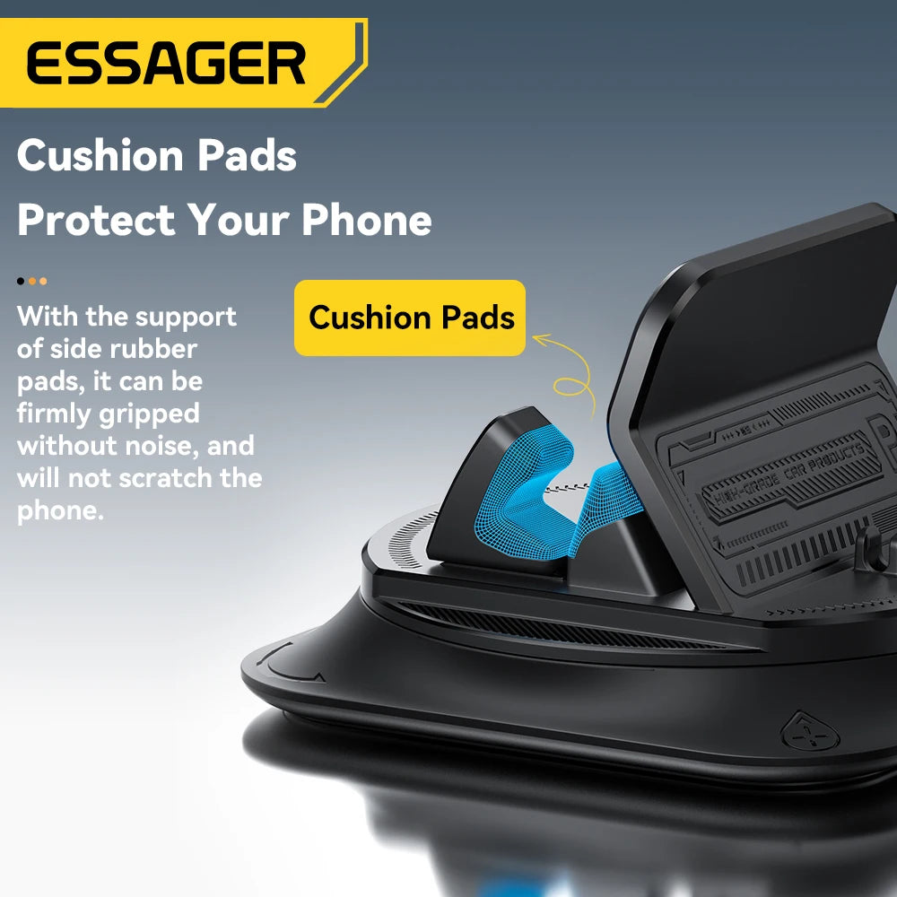 360° Rotatable Anti-Slip Silicone Car Phone Holder