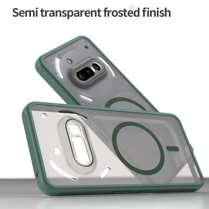 Anti-Fingerprint Semi-Transparent Case for Nothing Phone 3a / 3a Pro
