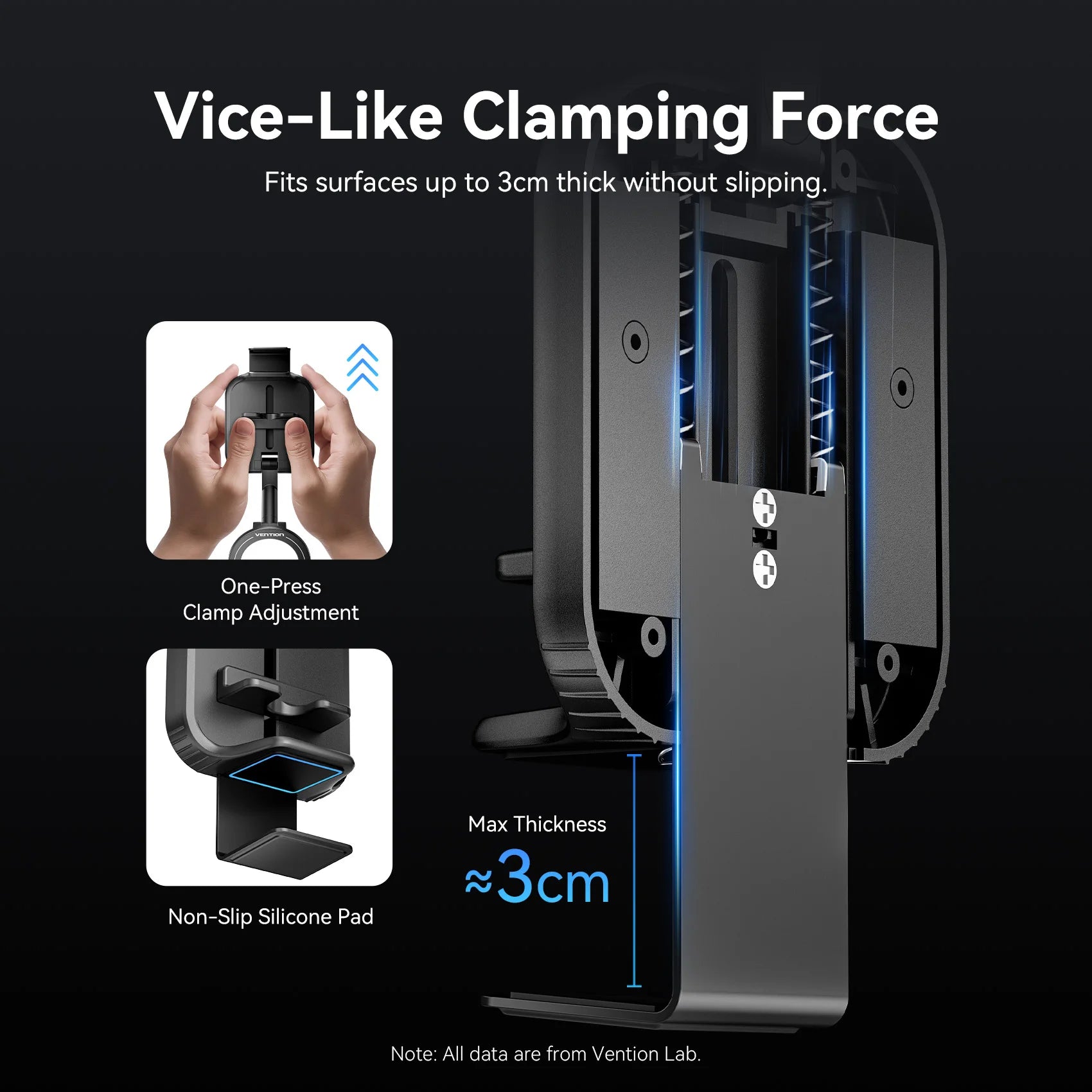 Magnetic Desktop Phone Holder With Flexible Detachable Mount