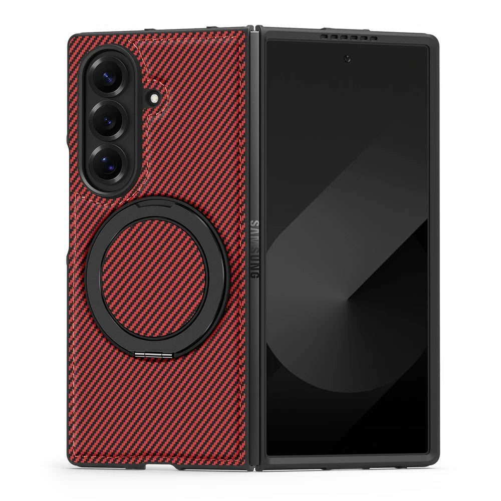 Samsung Galaxy Z Fold 7 Protective Magnetic Case with Ring Holder