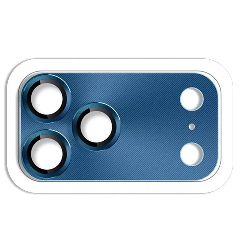 iPhone 17 Series Camera Lens Metal Cover with Protective Glass