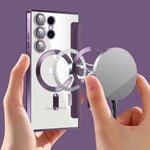 Premium Magnetic Leather Flip Case for Samsung Galaxy S25 Series