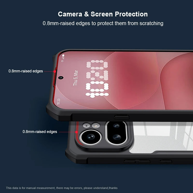 Nothing Phone 4a Pro Airbag Shockproof Transparent Case