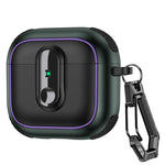Shockproof Padded Case with Metal Carabiner Clip for AirPods Pro 3
