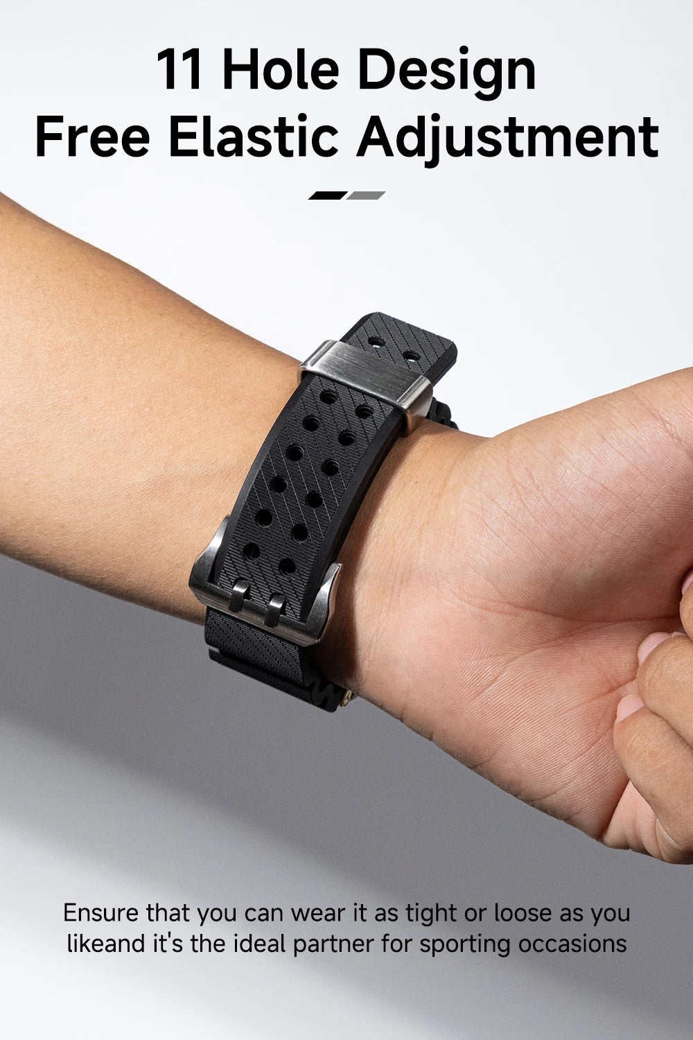 Heavy-Duty Silicone Watch Strap for Apple Watch