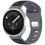 Dual-Color Perforated Sport Watch Band with Quick-Release Lugs for Samsung Galaxy Watch 9