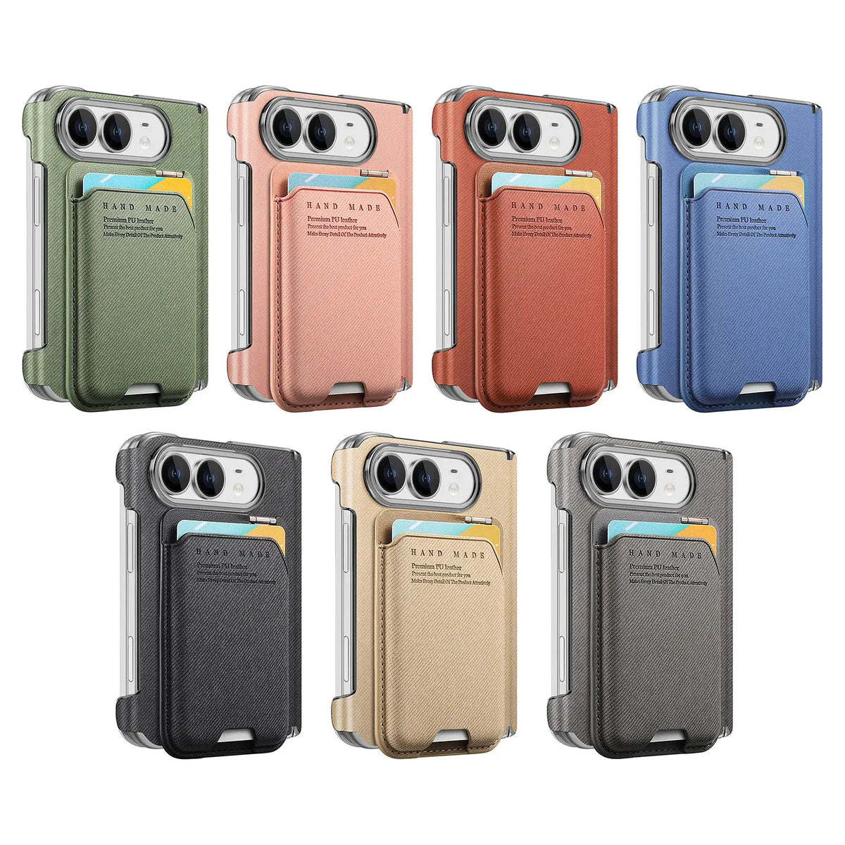 Card Holder Case with Multi-Angle Stand for iPhone Duo