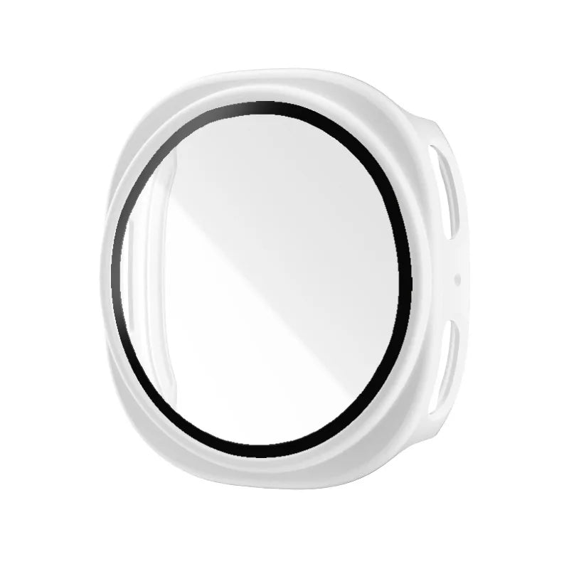 Shockproof PC Case with Tempered Glass Screen Protector for Samsung Galaxy Watch 8