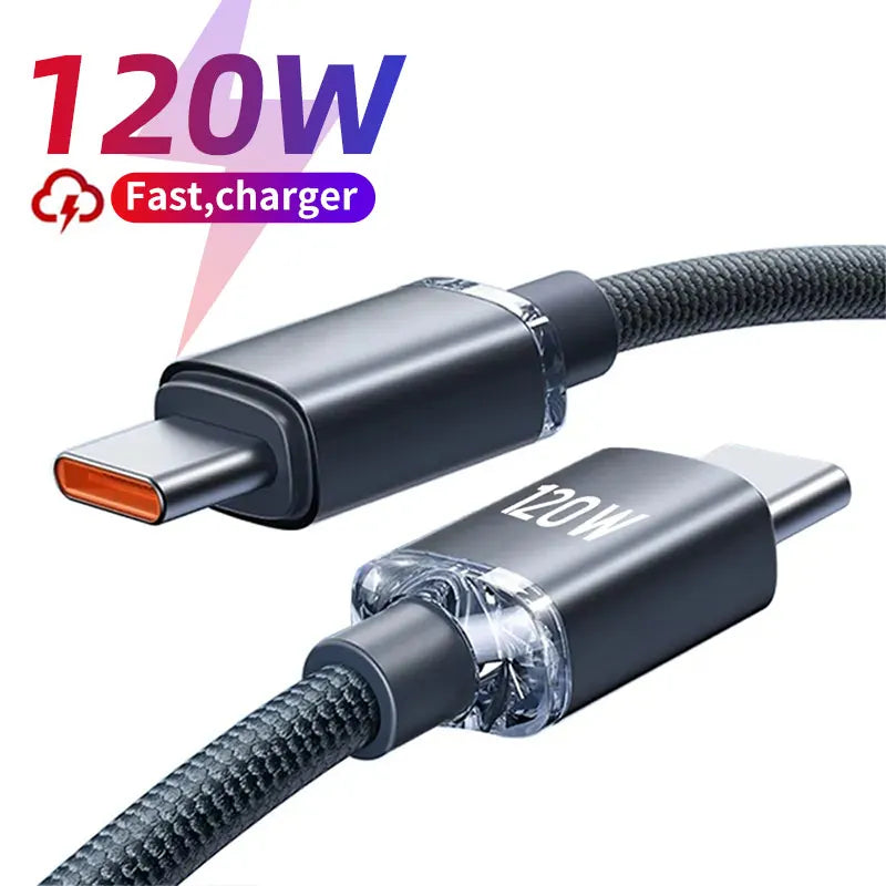 USLION 120W USB-C to USB-C Cable