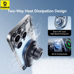 Baseus 25W Qi 2.2 Magnetic Car Charger with Cooling Fan