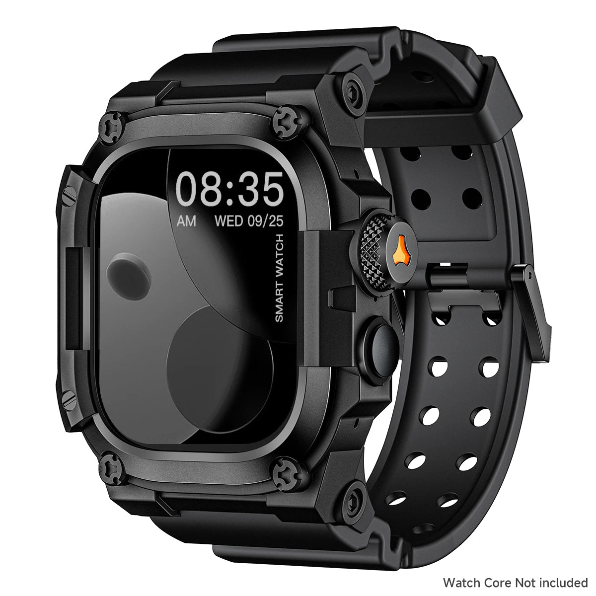 Silicone Rugged Strap with Metal Case for Apple Watch Ultra 2