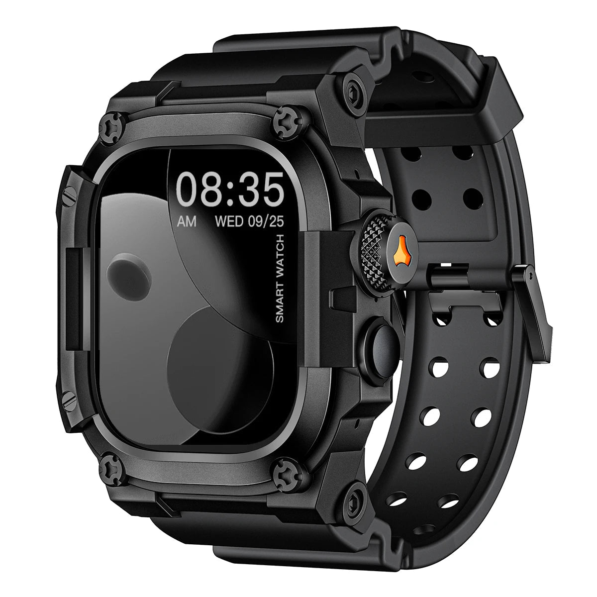 Silicone Rugged Strap with Metal Case for Apple Watch Ultra 3