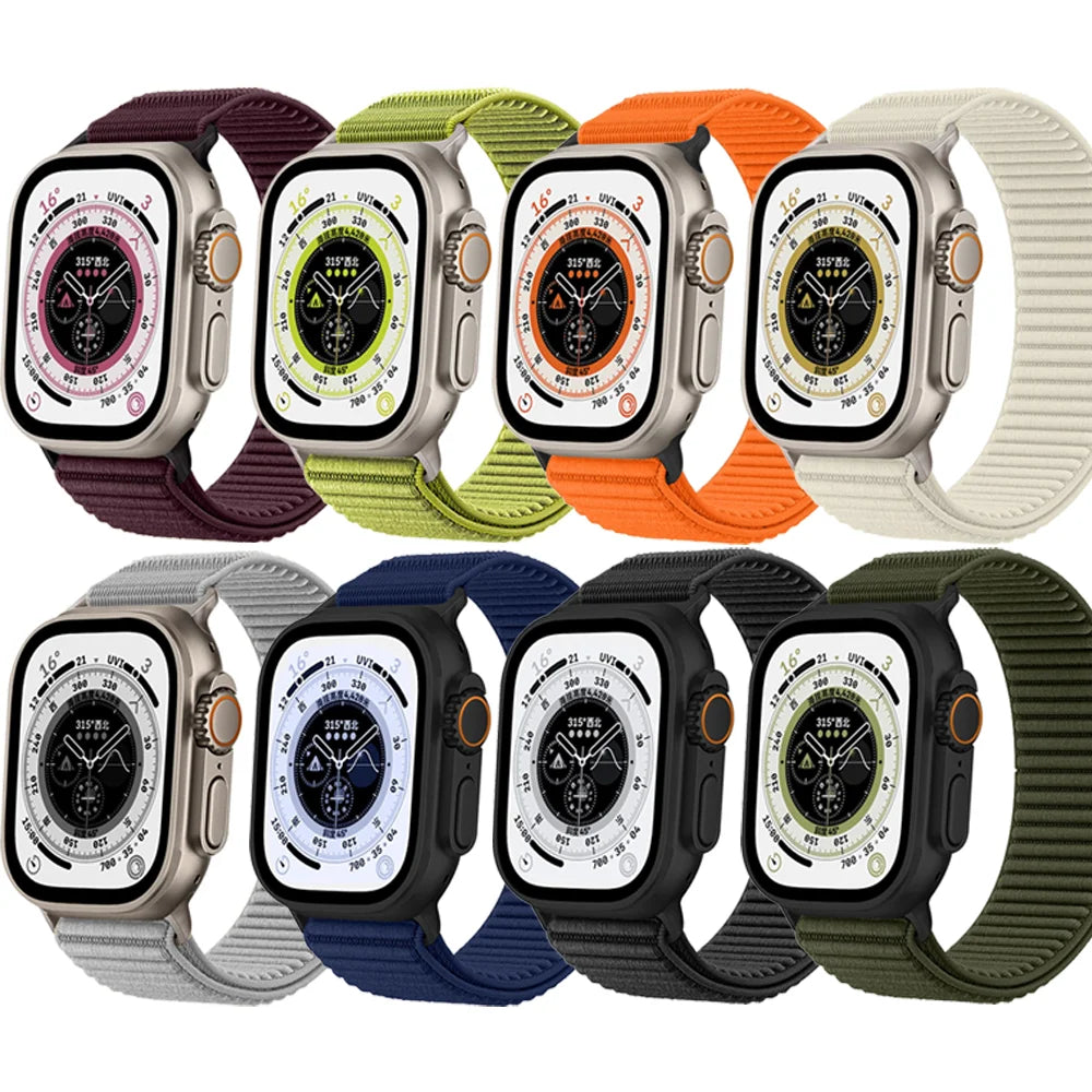 Premium Braided Nylon Strap for Apple Watch