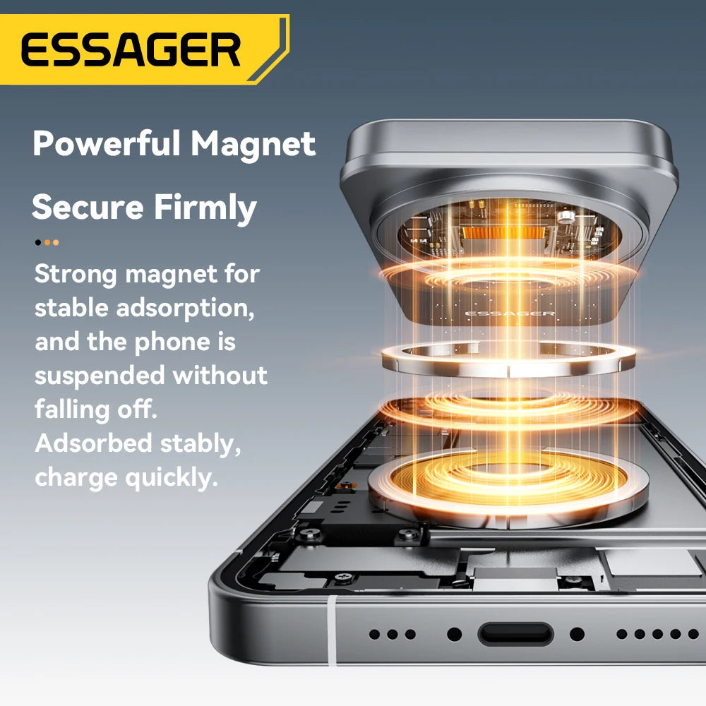 Essager 15W Qi2 2-in-1 Wireless Charging Stand