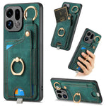 Luxury Leather Wallet Case for OPPO Find X9 / X9 Pro
