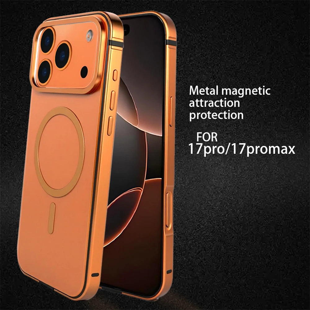 Premium Aluminum Alloy MagSafe Case for iPhone 17 Series