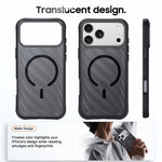 Frosted Semi-Transparent MagSafe Case for iPhone 17 Series