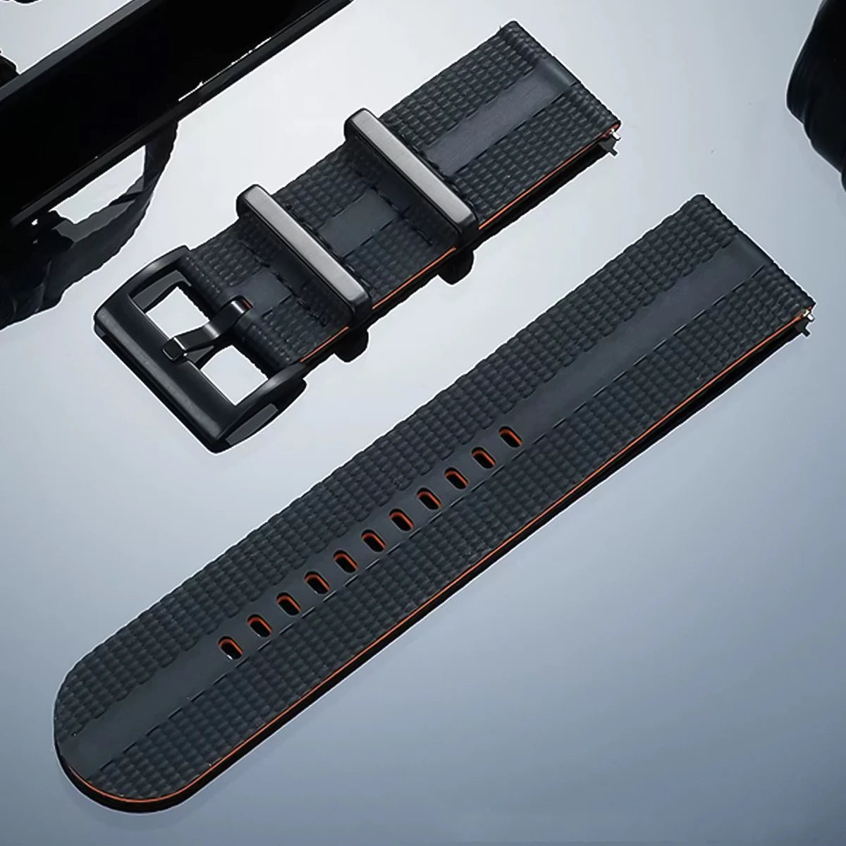 Textured Weave Sport Band with Pin-Buckle Fastening for Samsung Galaxy Watch Ultra 2