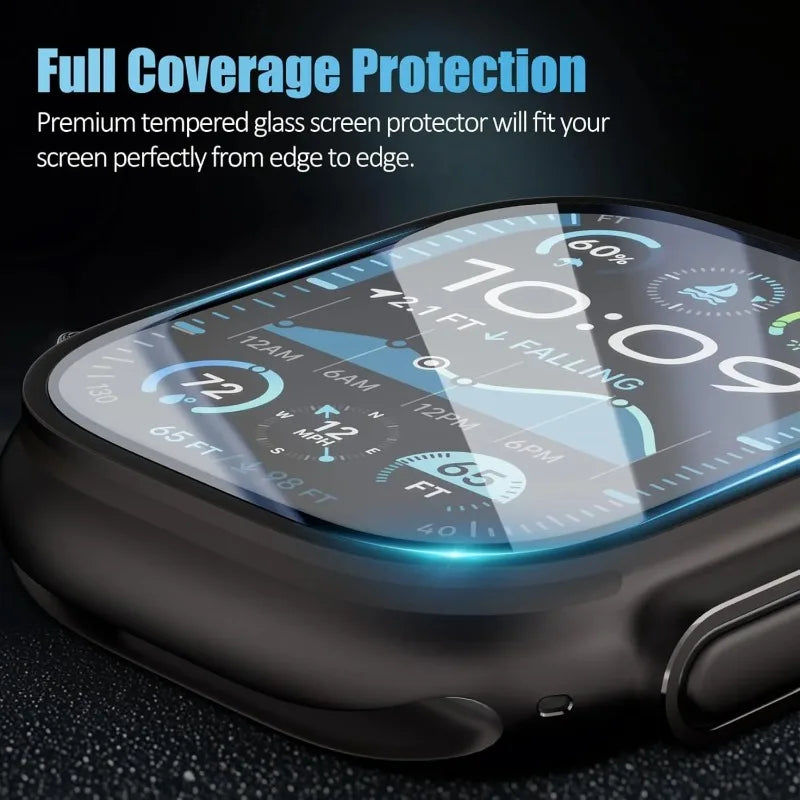 2-Pack Tempered Glass Screen Protector for Apple Watch Ultra 3