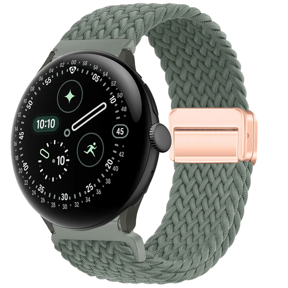 Breathable Nylon Braided Band for Google Pixel Watch 3