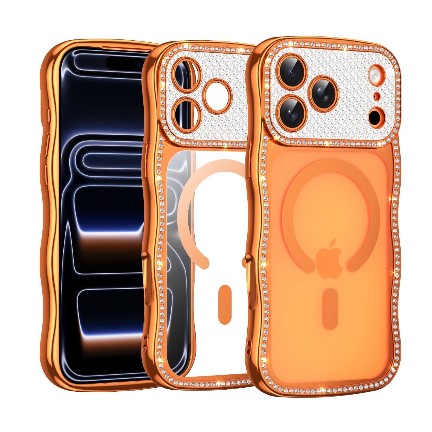 Luxury Star Diamond MagSafe Case for iPhone 17 Series