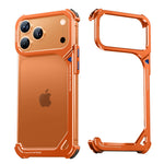 iPhone 17 Series 9-Shaped Minimalist Shockproof Bumper Case with Stand