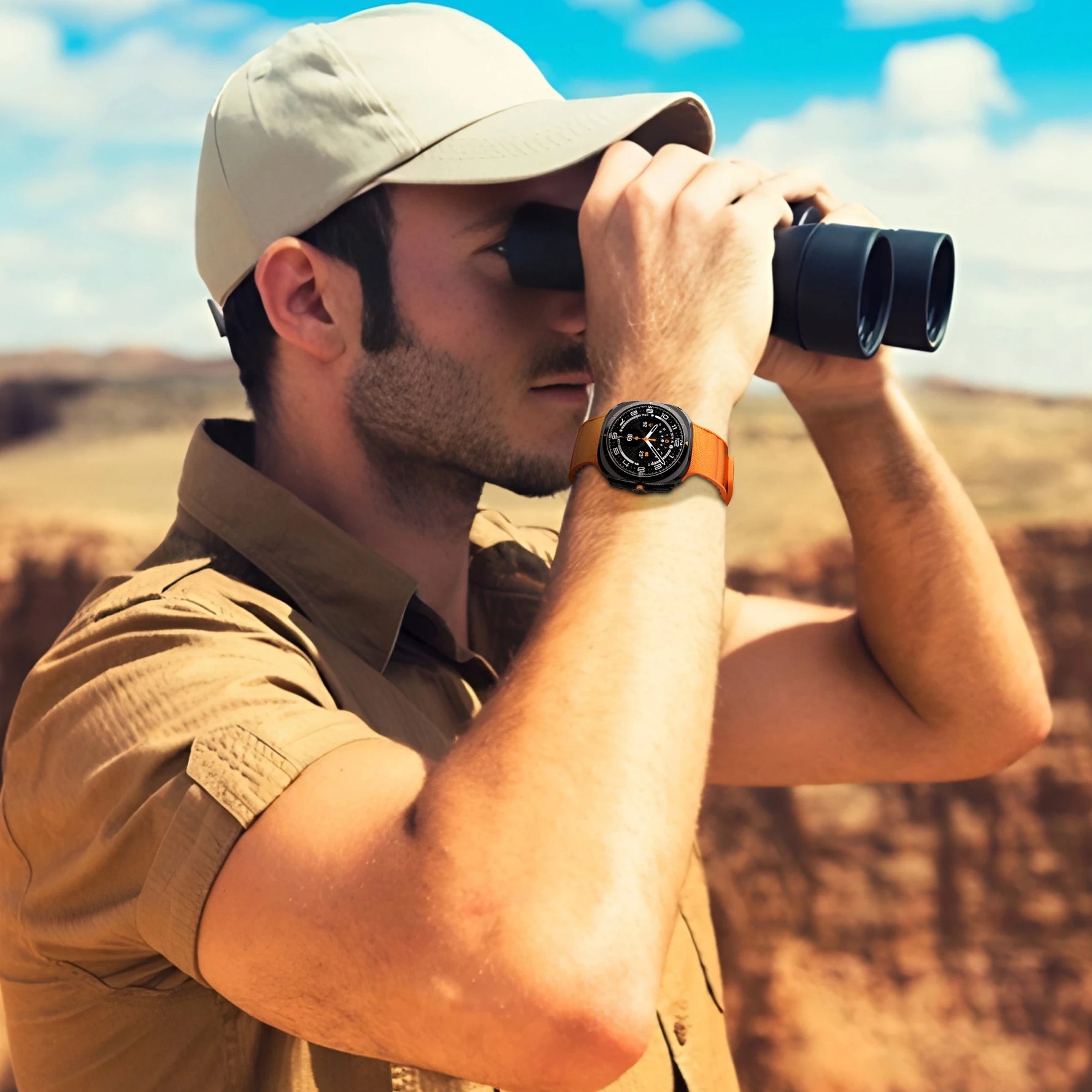 Hybrid Silicone & Nylon Sport Band for Samsung Galaxy Watch Ultra and Samsung Galaxy Watch Ultra (2025)