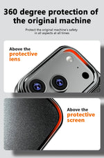 Premium Electroplated Leather Magsafe Case with Foldable Stand for iPhone 17 Series