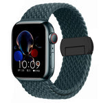 Stretchable Braided Solo Loop with Magnetic Closure for Apple Watch