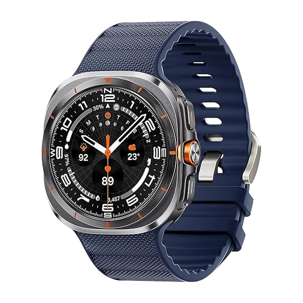 Functional Silicone and Nylon Band for Samsung Galaxy Watch Ultra aand Samsung Galaxy Watch Ultra (2025)