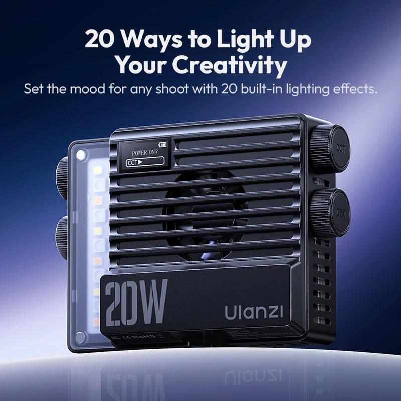 Ulanzi LE20 RGB Pocket Video Light