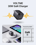 VOLTME 30W GaN III Fast Charging Block Power Adapter