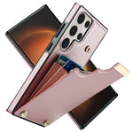 Premium PU Leather Wallet Case with Card Slot for Samsung Galaxy S24 Series