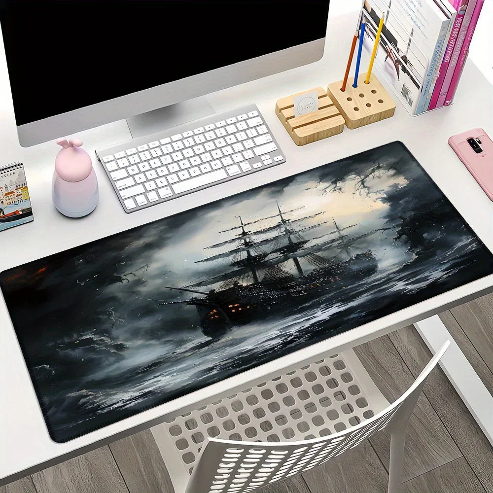 Pirate Ship Theme Large Mouse Pad