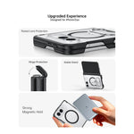 Shockproof MagSafe Case with Rotating Ring Stand for iPhone Duo