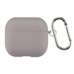 Inner Flocking Silicone and PC Keychain Case for AirPods 4